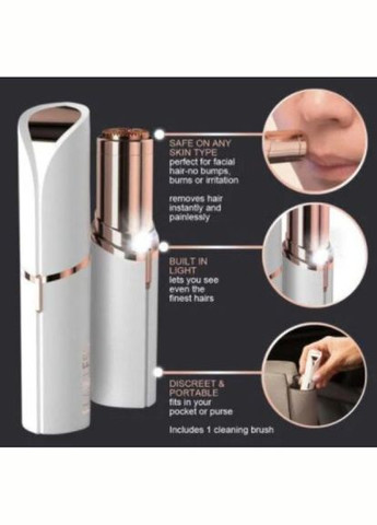 Эпилятор для удаления волос на лице Facial Hair Remover, из пластика и метала (F-1006) Flawless (322127522)