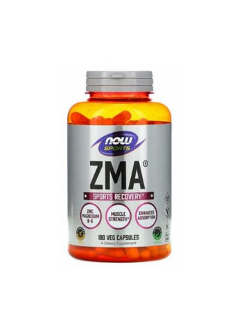 ZMA 800 mg 180 Veg Caps Now Foods (294444804)
