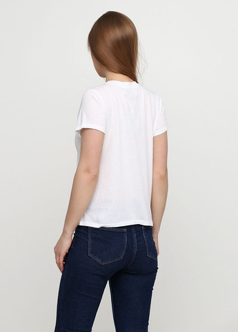 Белая летняя белая футболка - женская футболка af5737w Abercrombie & Fitch