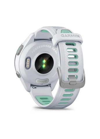 Смарт-часы Forerunner 265S белый корпус с черным безелем и белым силиконовым ремешком Garmin (325219712)