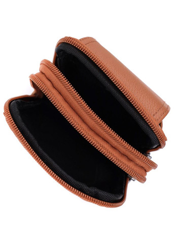 Чоловіча сумка на пояс на два відділення з натуральної шкіри 22737 Vintage (366880836)