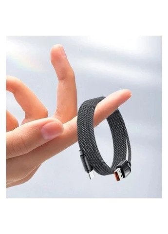 Дата-кабель (EXCT-TD01-P) Essager USB 2.0 AM to USB-C 1.0m 7A black (401161210)