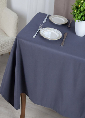 Скатертина 140х180 см водовідштовхуюча колір сірий. ТЕП Скатертина (323653409)