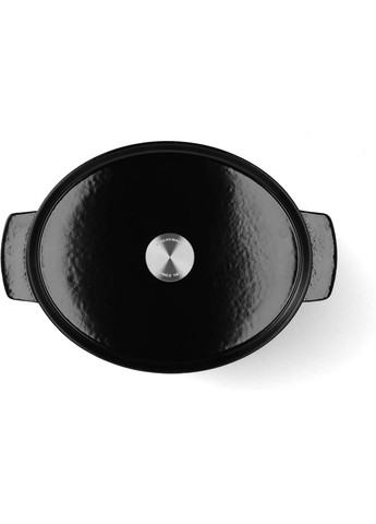 Гусятница чугунная с крышкой, 30 см, 5,6 л, черная (CC006064-001) KitchenAid (370641576)