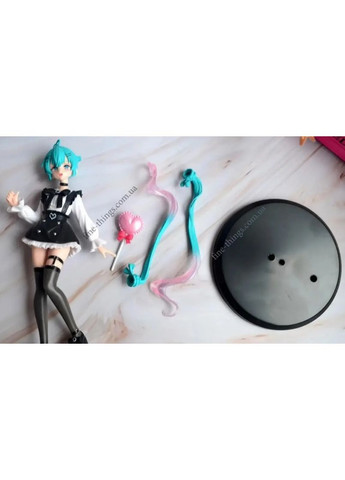 Фигурки Хацуне Мику с конфетой, экшн кукла аниме певица Hatsune Miku, стояки Аниме фигурки Хатсуне Мику No Brand (362588574)