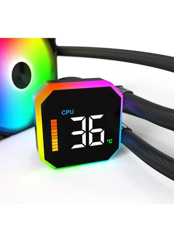 Система водяного охолодження HyperFlow Digital 360 Black [151310] Montech (400939259)