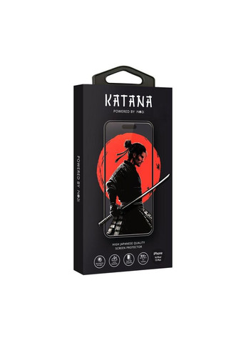 Захисне скло KATANA by for iPhone 15 Plus/16 Plus Black No Brand (331604518)