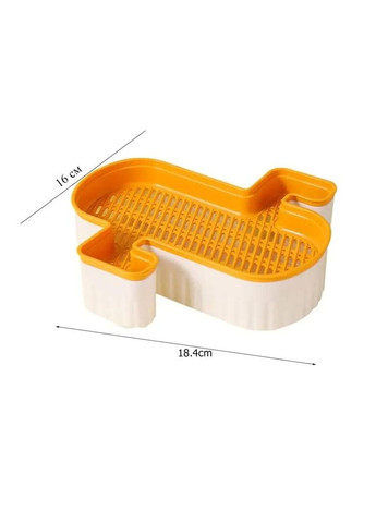 Лоток для гідропонного вирощування мікрозелені та розсади кактус помаранчевий (NR0139_2) No Brand (303898417)