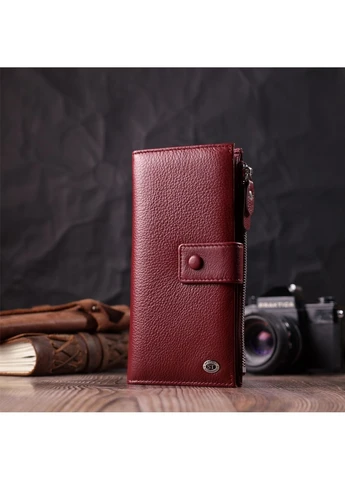 Женский кожаный кошелек 9,5х19х2,5 см st leather (288048571)