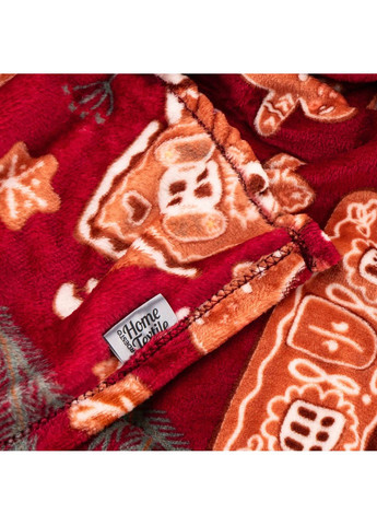 Плед Christmas Flannel 160х200см, 100% полиэстер, имбирные домики ART0121PB Ardesto (367056715)
