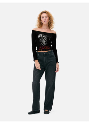 Топ демисезон,черный с принтом, Primark (386734589)