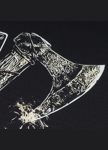 Футболка с рисунком Valhalla Logo Combat Black P1G (340051568)