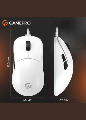 Миша GM690W White GAMEPRO (336954362)