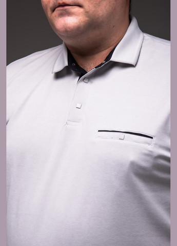 Біла футболка поло біла батал No Brand