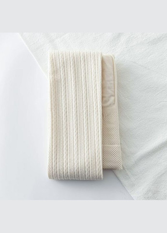 Колготки с текстурными узорами 300 DEN молочные One Size No Brand (333968690)