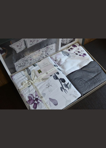 Постельное белье Premium Satin 200×220 Delcina Grey La Romano (318381902)