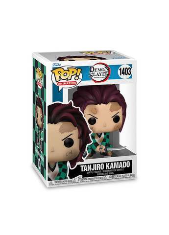 Фигурка Pop Фанко Поп Demon Slayer Tanjiro Kamada Рассекающий демонов Клинок Танджиро Камадо 10 см DS TK 1403 Funko (322633534)