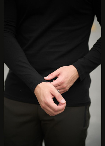 Черный лонгслив Luna