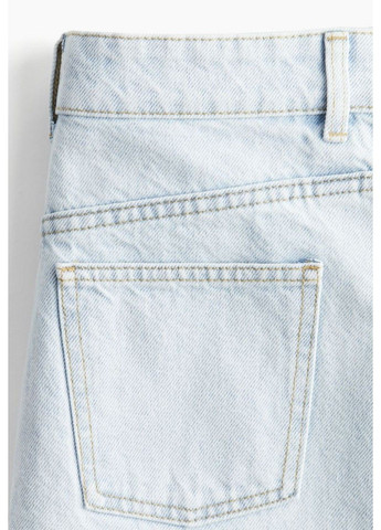 Жіноча джинсова спідниця міді Н&М (57022) XS Блакитна H&M (292632426)