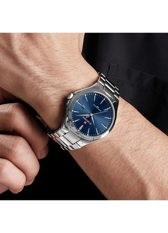 Наручний годинник чоловічий Spartan Сріблястий (3558) Naviforce (363318815)