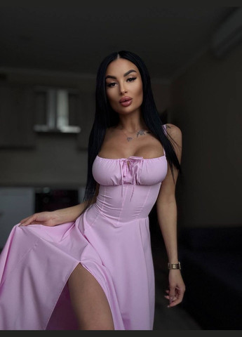 Рожево-лілова коктейльна, вечірня, кежуал корсетна сукня у найактуальніших кольорах цього літа дзвін queensleep_7km