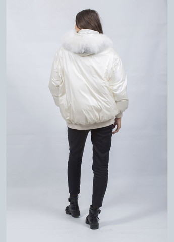 Молочний зимній Пуховик No Brand