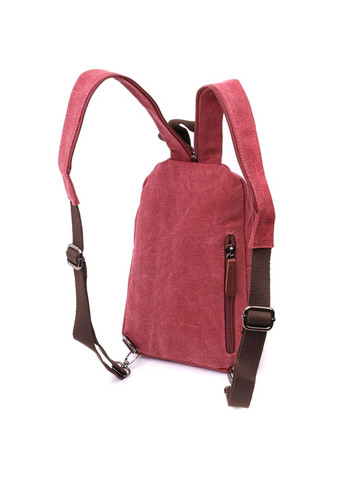 Сумка слинг мужская через плечо с уплотненной бордовой спинкой 22175 Vintage (362418209)