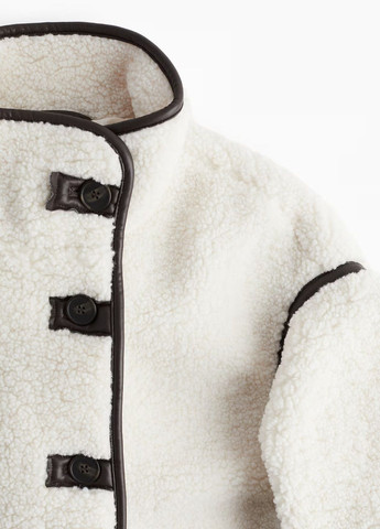 Біла демісезонна куртка H&M