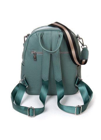 Женская кожаный рюкзак 8907-9 L-blue Alex Rai (293765289)