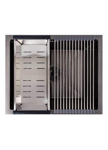 Кухонная мойка PVD черная СМ 54*44 Handmade (монтаж под столешницу) Valeso (336932401)