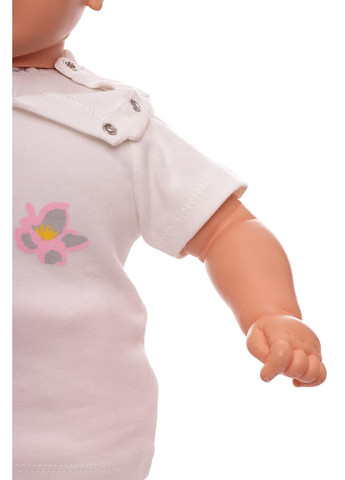 Рожевий демісезонний костюм трійка з довгим рукавом для трикотажної дівчинки квіти рожевий 74 см (33605) BABYKROHA