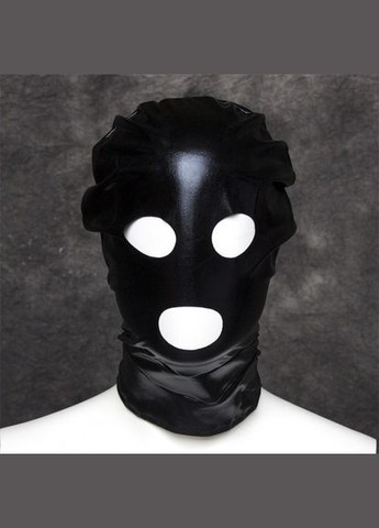 Маска вінілова Venyl чорна з очима і ротом балаклава бдсм Lovetoy (303883480)
