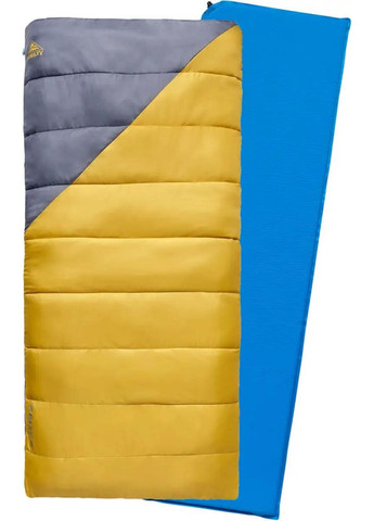 Набір спальний мішок + килимок Campgroud Kit Bamboo-Grisaille Kelty (316436618)