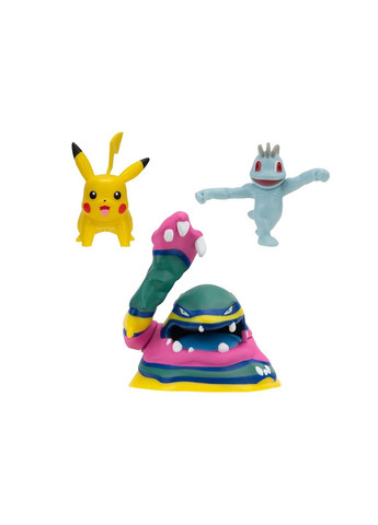 Набор игровых фигурок W19 - Мачоп, Пикачу, Алло Мак Pokemon (335055572)