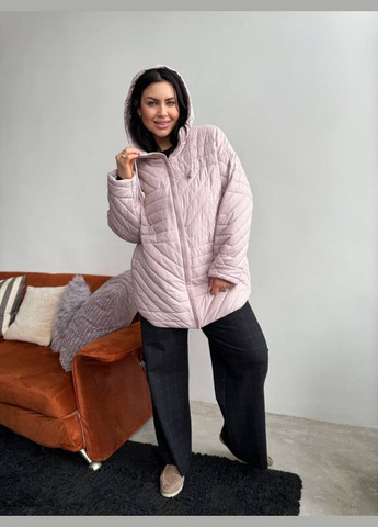 Пудровая демисезонная куртка фабьен куртка-трансформер, куртка-лайнер, куртка-одеяло, куртка-пиджак, куртка-пальто Mirage