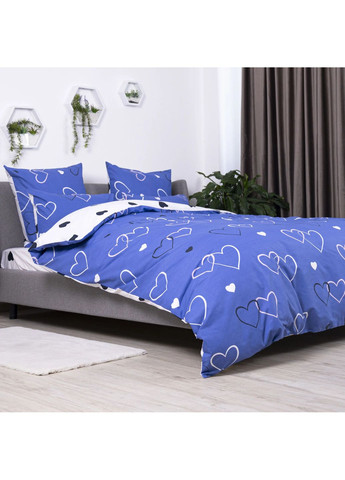 Постільна білизна Happy Sleep Navy Blue Love, 50x70 ТЕП (363133810)