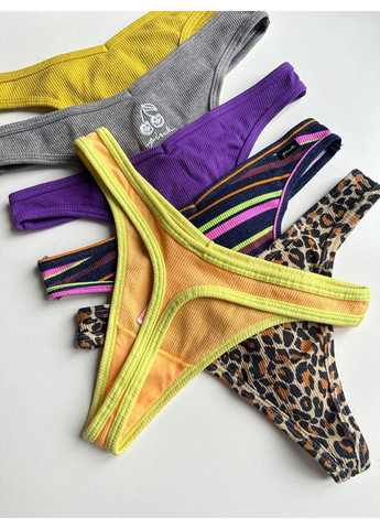 Трусики-стринги женские PINK светло-желтые S Victoria's Secret (316659258)