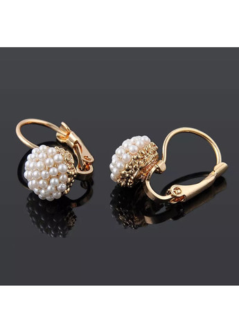 Сережки стильные нарядные с жемчужными бусинами «Romantic» для девушек China (366875176)