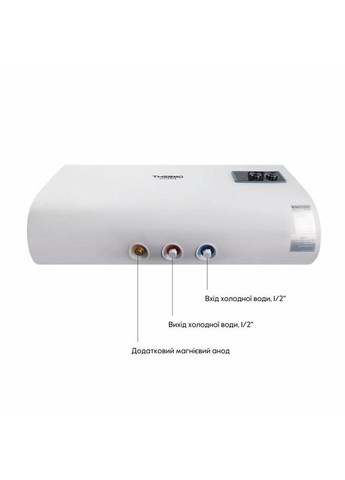 Водонагрівач електричний 30 л плоский горизонтальний, мокрий ТЕН 2 кВт (0,8+1,2) DT30H20G(PD) Thermo Alliance (349512669)