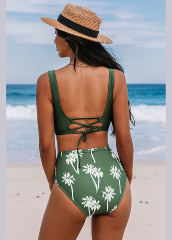 Зеленый летний купальник CUPSHE