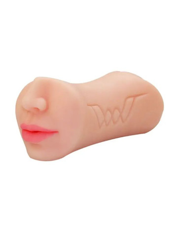 Реалистичный искусственный маструбатор для мужчин 3 в 1 рот, вагина, анус Двухсторонний 3D + ЛУБРИКАНТ 25 мл No Brand (323160004)