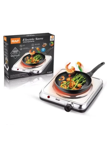Електроплита настільна R.8005 1 конфорка дискова 1500W Silver (3_04724) RAF (395919649)