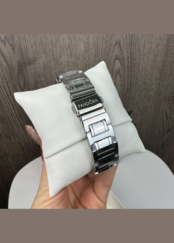 Жіночі кварцові наручні годинники металеві з подарунковою коробкою Pandora срібні (sku_1726С) No Brand (346078133)
