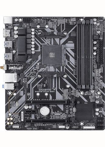 Материнська плата B450M DS3H WIFI sAM4 B450 4xDDR4 Wi-Fi HDMI mATX Gigabyte (315040965)