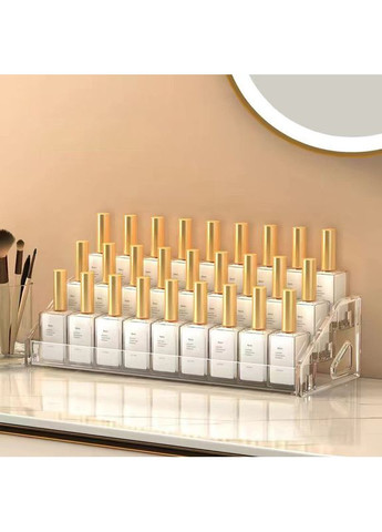 Товарна підставка-стенд на 3 полиці для косметики, лаків, макарун, батончиків 313х120х84мм (код: TPS-3p1 ) Beauty Nail (355252558)