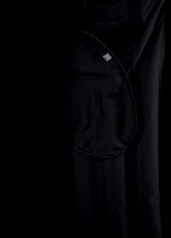 Черный демисезонный Пуховик Basic