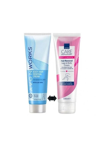 Крем-депилятор для чувствительной кожи, 100 мл Обновленный дизайн Avon (368682080)