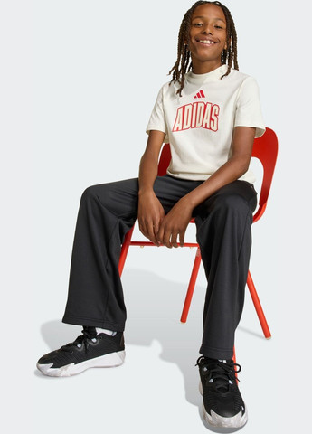 Біла демісезонна футболка stadium lettering adidas