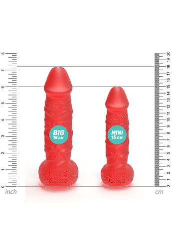 Крафтове мило-член із присоскою MINI Red, натуральне Pure Bliss (335388316)