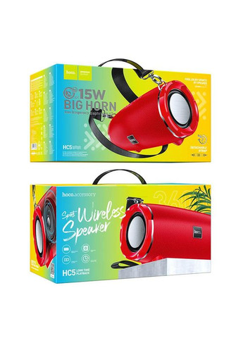 Акустика Cool Enjoy sports BT speaker HC5 2x15W красная Hoco (280876737)